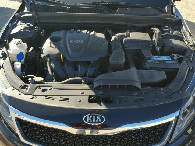 5XXGN4A75CG005815 - 2012 KIA OPTIMA EX BLACK photo 7