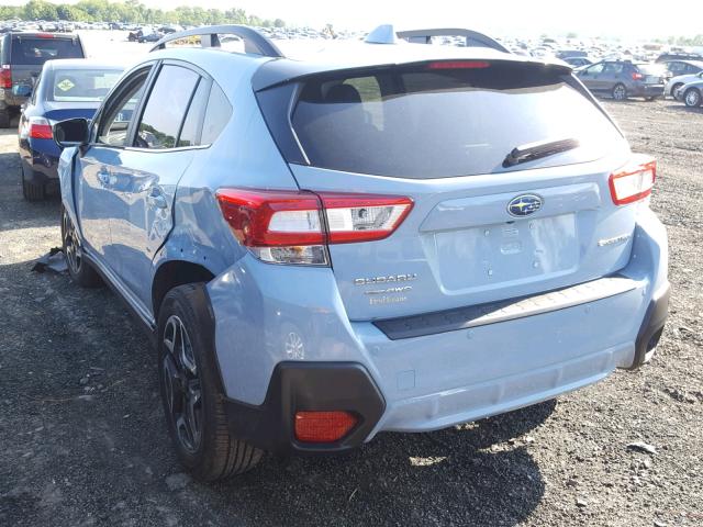 JF2GTAMCXKH202480 - 2019 SUBARU CROSSTREK BLUE photo 3