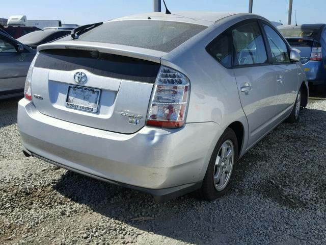 JTDKB20U397846483 - 2009 TOYOTA PRIUS SILVER photo 4