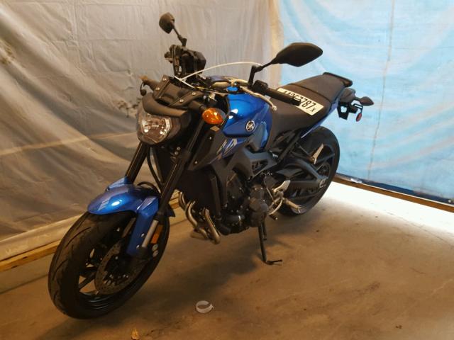 JYARN33E0GA011307 - 2016 YAMAHA FZ09 BLUE photo 2