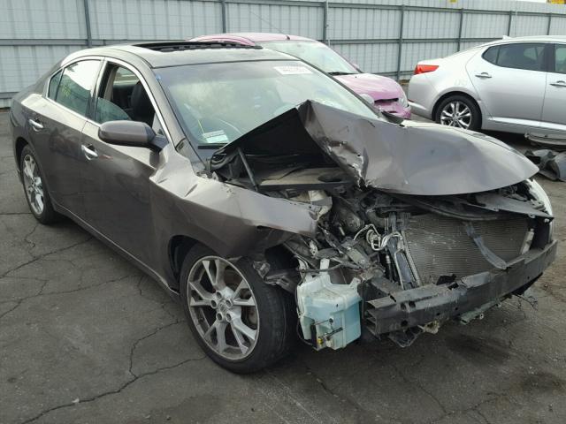 1N4AA5AP9DC807976 - 2013 NISSAN MAXIMA S BROWN photo 1