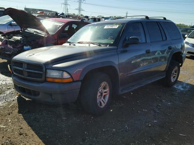 1D4HR38N43F620719 - 2003 DODGE DURANGO CHARCOAL photo 2