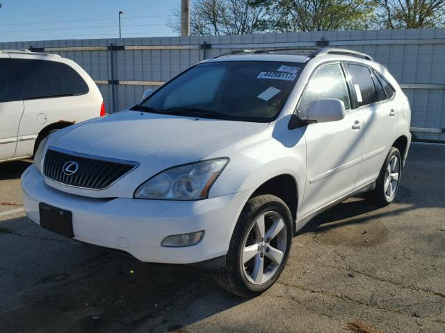 2T2HK31U27C021766 - 2007 LEXUS RX 350 WHITE photo 2