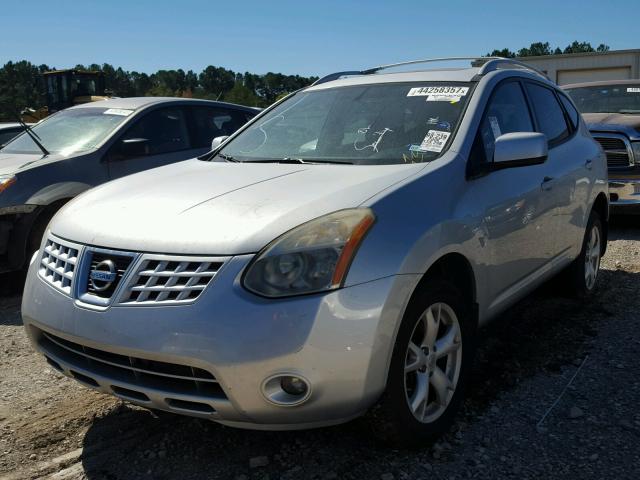 JN8AS58T68W300911 - 2008 NISSAN ROGUE SILVER photo 2