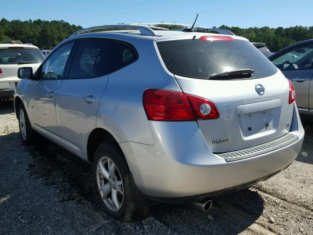 JN8AS58T68W300911 - 2008 NISSAN ROGUE SILVER photo 3