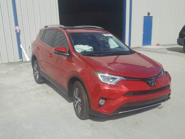 JTMWFREVXHJ145005 - 2017 TOYOTA RAV4 XLE RED photo 1