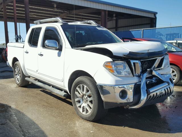 1N6AD0ER7BC400880 - 2011 NISSAN FRONTIER WHITE photo 1