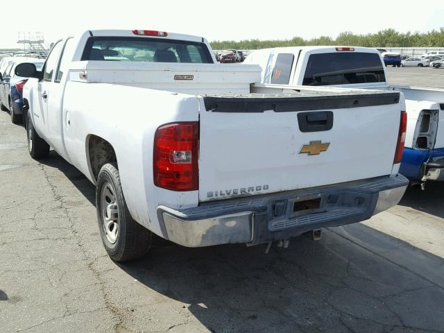 1GCEC19J87E593747 - 2007 CHEVROLET SILVERADO WHITE photo 3