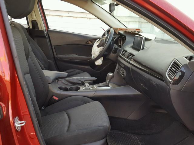 3MZBM1K74GM275789 - 2016 MAZDA 3 RED photo 5