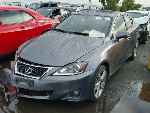 JTHBF5C2XC5162077 - 2012 LEXUS IS 250 GRAY photo 2