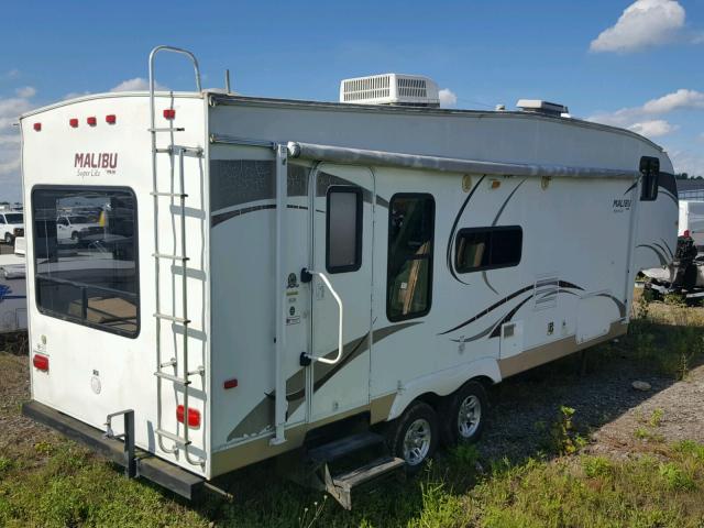 1SE300P228G000923 - 2008 CABIN TRAILER 5TH WHEEL WHITE photo 4