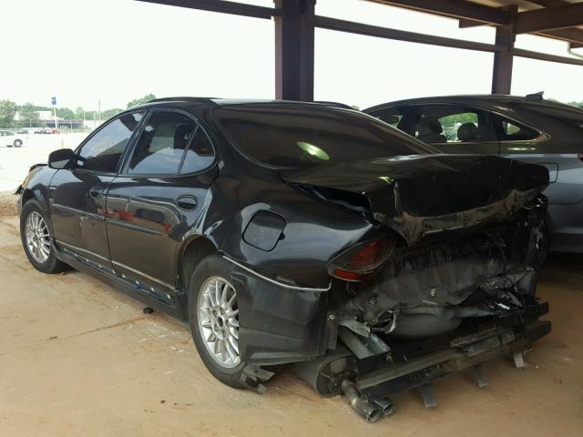 1G2WP52K41F164193 - 2001 PONTIAC GRAND PRIX Чорний фото 3