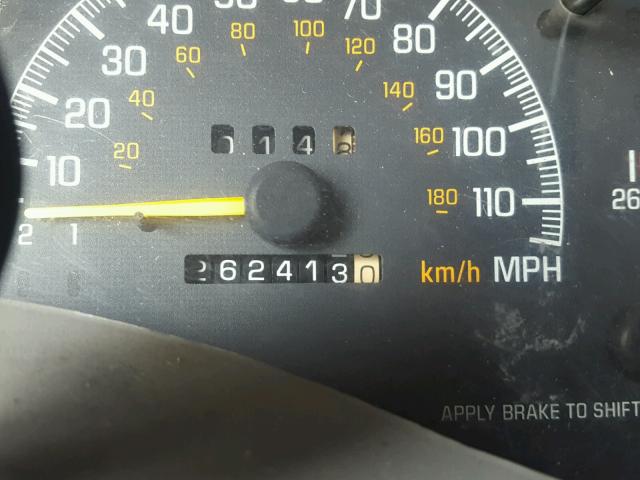 1G2WP52K41F164193 - 2001 PONTIAC GRAND PRIX Чорний фото 8