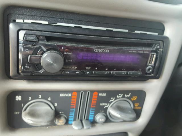 1G2WP52K41F164193 - 2001 PONTIAC GRAND PRIX Чорний фото 9