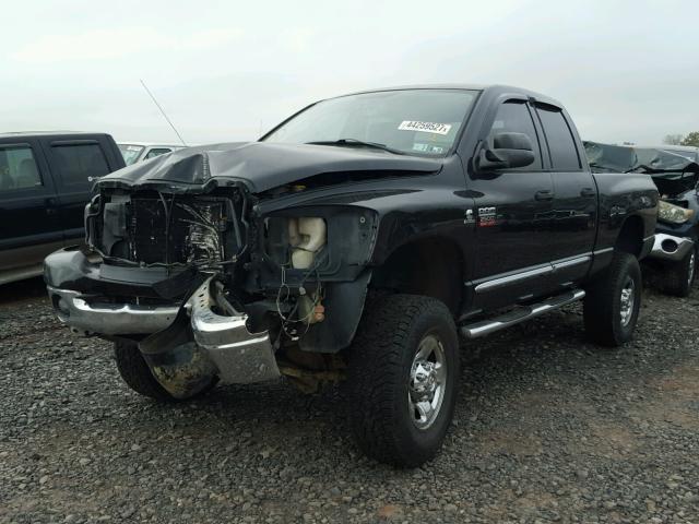 3D7KS28A58G169097 - 2008 DODGE RAM 2500 S BLACK photo 2