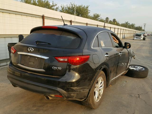 JN8CS1MUXHM141970 - 2017 INFINITI QX70 BLACK photo 4