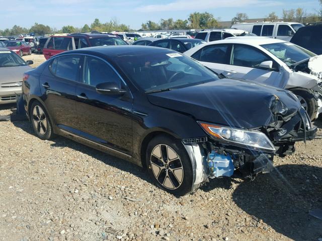 KNAGM4AD4D5058016 - 2013 KIA OPTIMA HYB BLACK photo 1