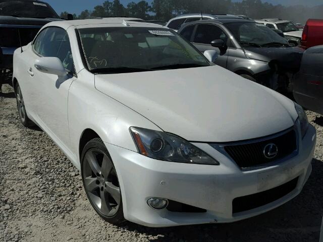 JTHFF2C21A2511156 - 2010 LEXUS IS 250 WHITE photo 1