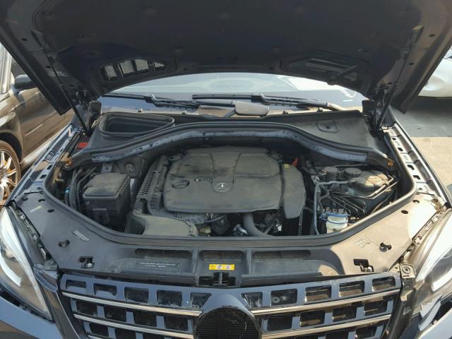 4JGDA5HB1EA382490 - 2014 MERCEDES-BENZ ML 350 4MA CHARCOAL photo 7