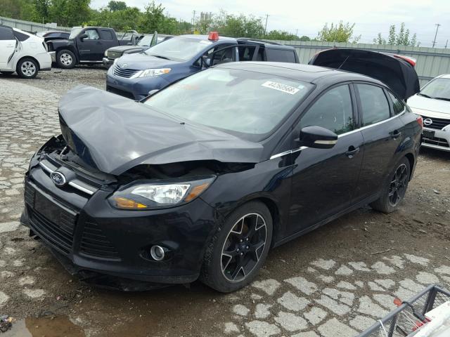 1FAHP3J29CL378889 - 2012 FORD FOCUS TITA BLACK photo 2