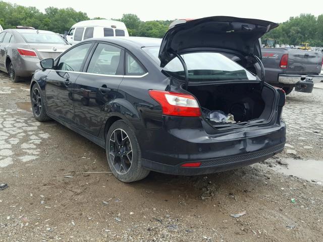 1FAHP3J29CL378889 - 2012 FORD FOCUS TITA BLACK photo 3