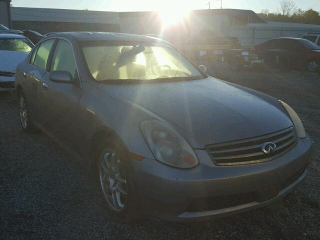 JNKCV51E85M211662 - 2005 INFINITI G35 SILVER photo 1