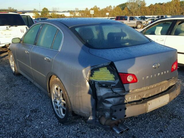 JNKCV51E85M211662 - 2005 INFINITI G35 SILVER photo 3