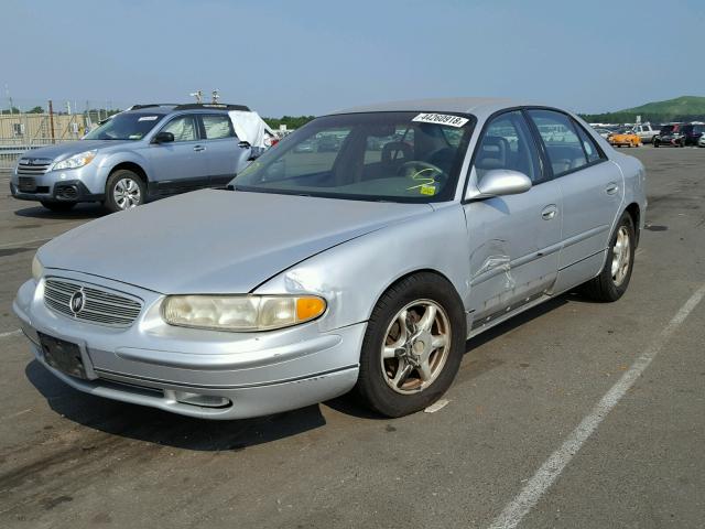 2G4WB55K521185273 - 2002 BUICK REGAL LS SILVER photo 2