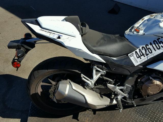 MLHPC4419G5300145 - 2016 HONDA CBR500 R WHITE photo 6