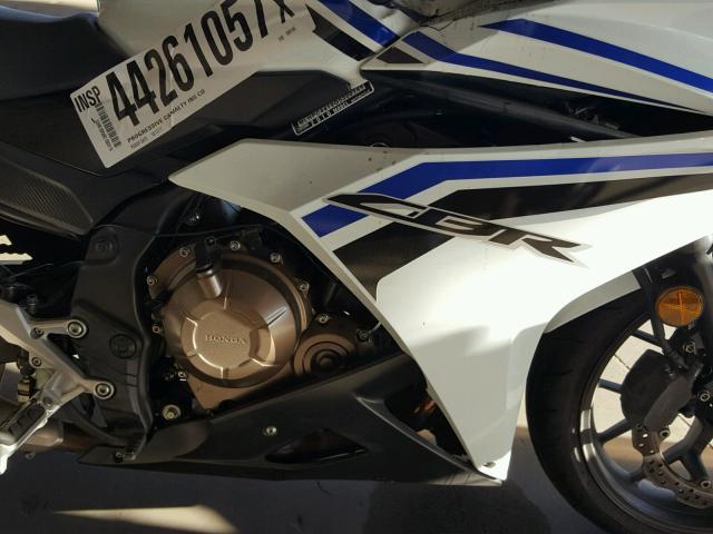 MLHPC4419G5300145 - 2016 HONDA CBR500 R WHITE photo 7