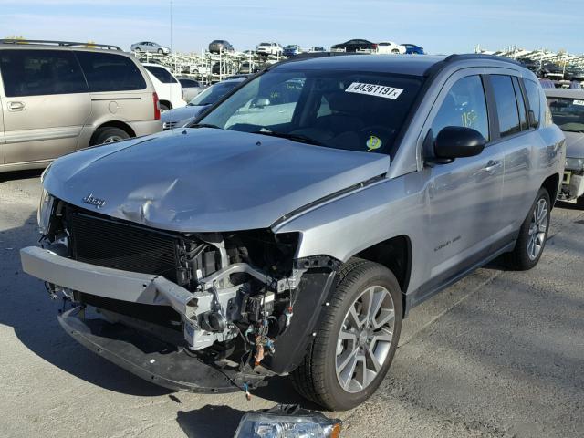 1C4NJDBB1HD168243 - 2017 JEEP COMPASS SP SILVER photo 2