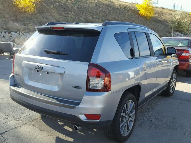 1C4NJDBB1HD168243 - 2017 JEEP COMPASS SP SILVER photo 4