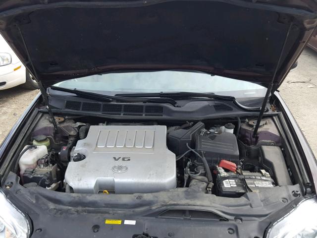 4T1BK3DB5BU437483 - 2011 TOYOTA AVALON BAS PURPLE photo 7