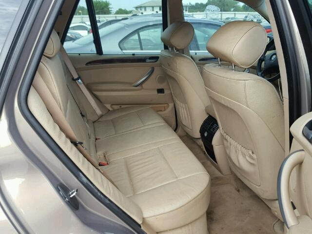 5UXFB535X5LV18338 - 2005 BMW X5 BROWN photo 6
