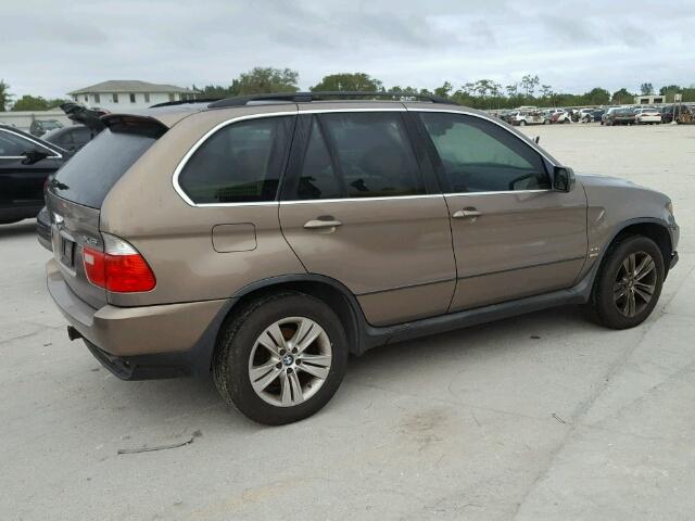 5UXFB535X5LV18338 - 2005 BMW X5 BROWN photo 9