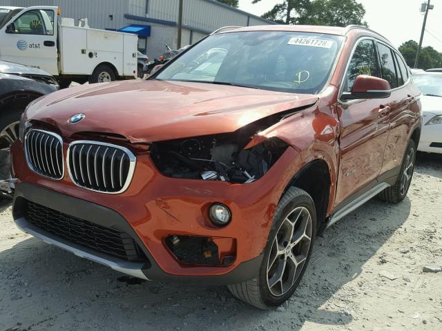 WBXHU7C38J5H38855 - 2018 BMW X1 SDRIVE2 ORANGE photo 2