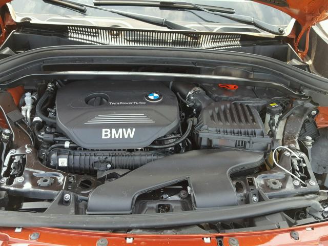 WBXHU7C38J5H38855 - 2018 BMW X1 SDRIVE2 ORANGE photo 7