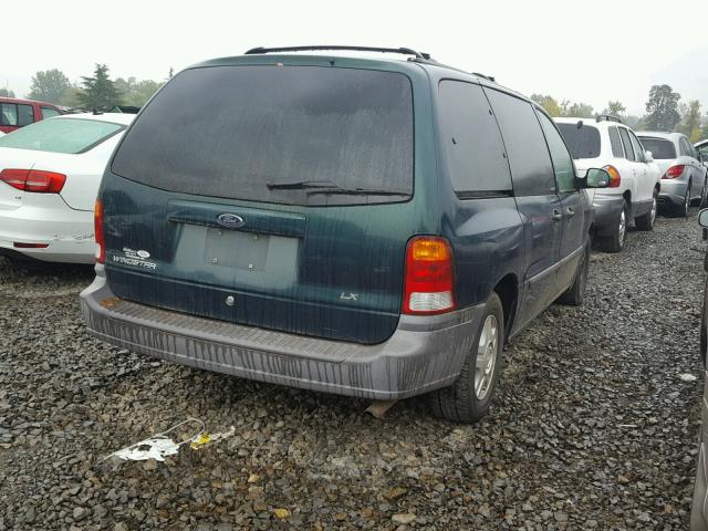 2FMZA5144YBC09668 - 2000 FORD WINDSTAR L GREEN photo 4