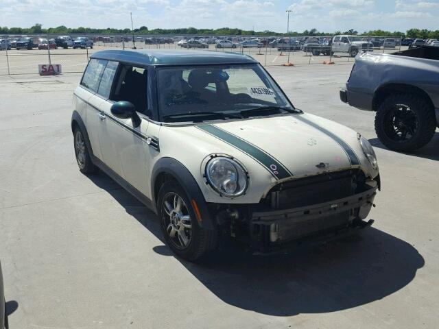 WMWZF3C55DT490404 - 2013 MINI COOPER CLU WHITE photo 1