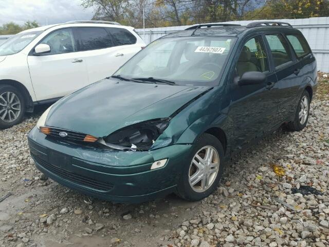 1FAFP36301W197118 - 2001 FORD FOCUS SE GREEN photo 2