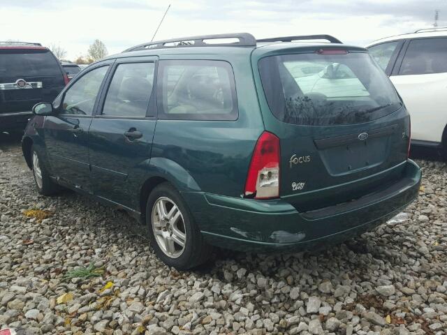 1FAFP36301W197118 - 2001 FORD FOCUS SE GREEN photo 3