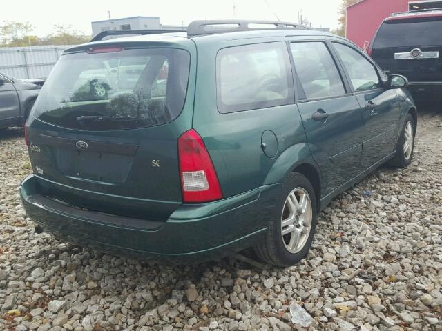 1FAFP36301W197118 - 2001 FORD FOCUS SE GREEN photo 4