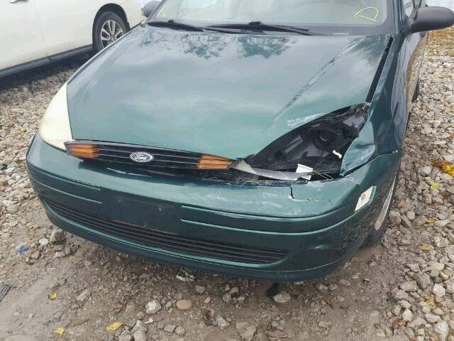 1FAFP36301W197118 - 2001 FORD FOCUS SE GREEN photo 9