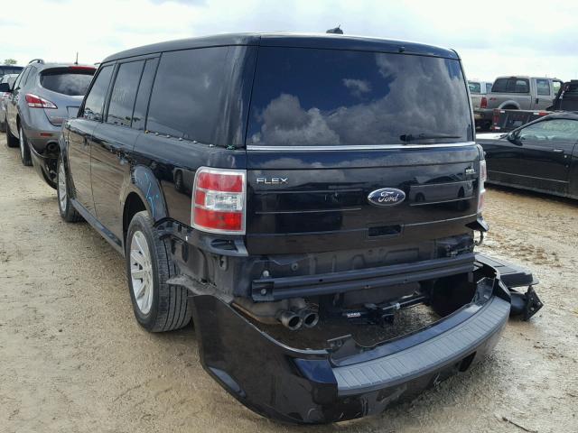 2FMDK52C29BA77671 - 2009 FORD FLEX SEL BLACK photo 3