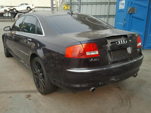 WAUML44E86N023587 - 2006 AUDI A8 L QUATT PURPLE photo 3