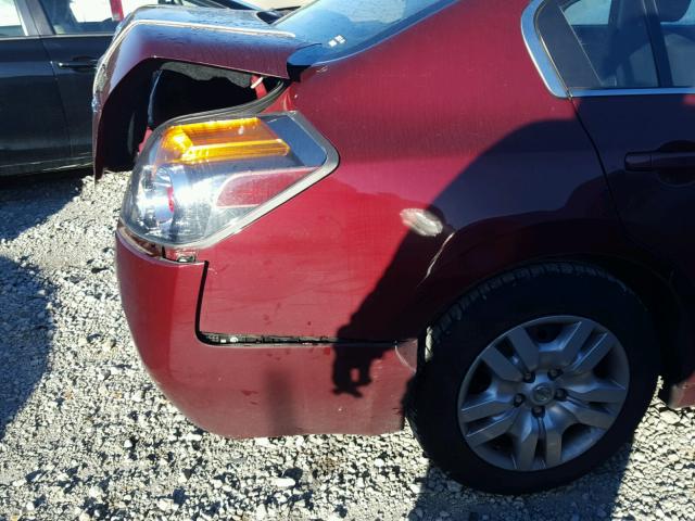 1N4AL2AP5CN531615 - 2012 NISSAN ALTIMA BAS MAROON photo 9