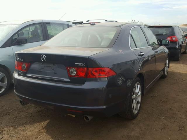 JH4CL96876C038403 - 2006 ACURA TSX GRAY photo 4