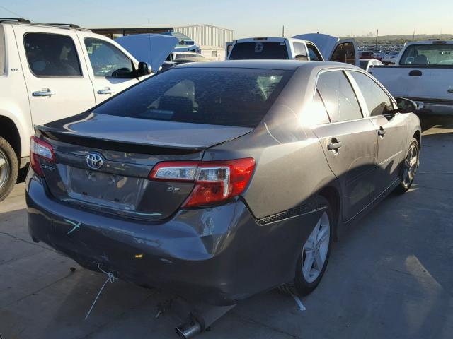 4T1BF1FK7EU752960 - 2014 TOYOTA CAMRY L GRAY photo 4