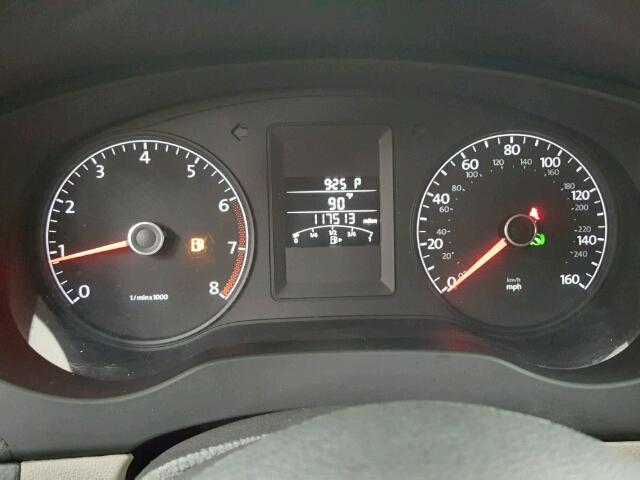 3VW2K7AJ6CM385937 - 2012 VOLKSWAGEN JETTA BASE Արծաթագույն լուսանկար 8