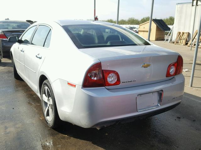 1G1ZC5E06CF115913 - 2012 CHEVROLET MALIBU 1LT SILVER photo 3